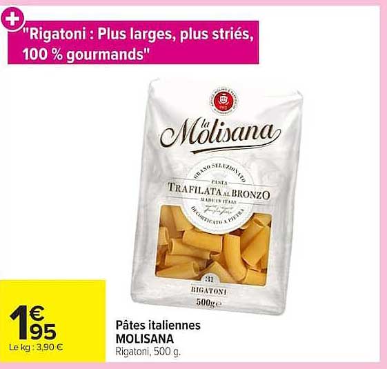 Rigatoni : Plus larges, plus striés, 100 % gourmands