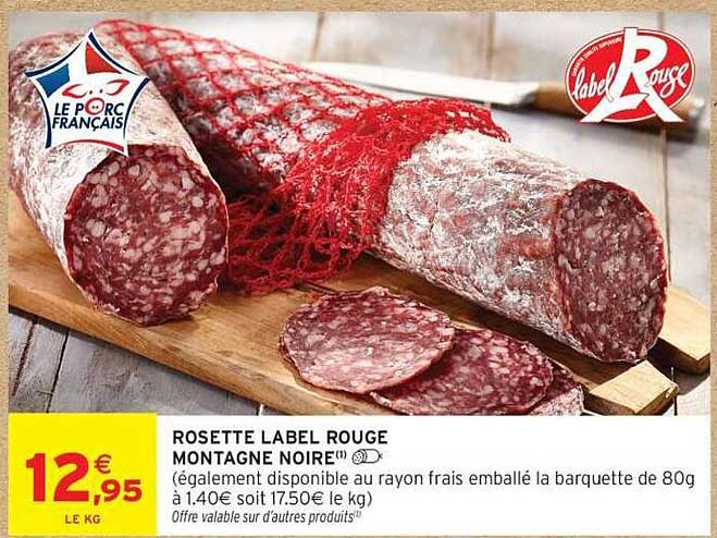 ROSETTE LABEL ROUGE MONTAGNE NOIRE