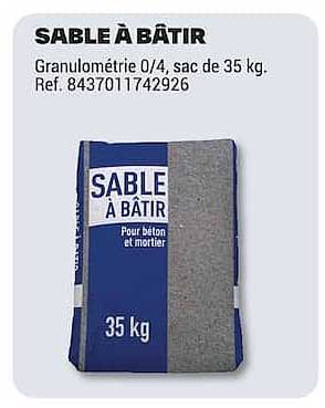 SABLE À BÂTIR