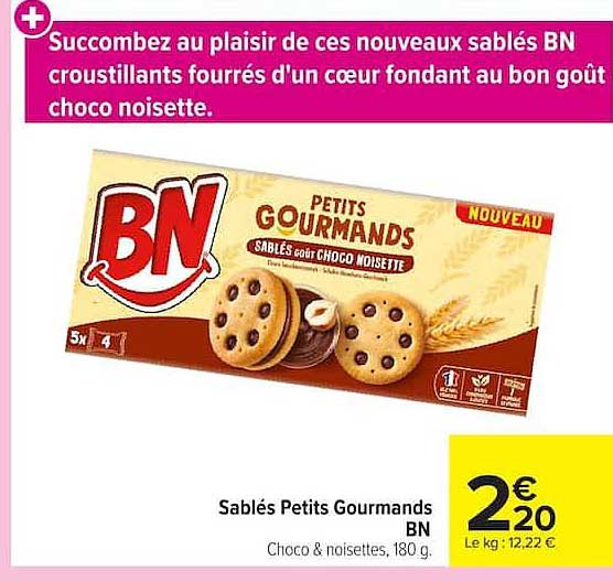 Sablés Petits Gourmands BN