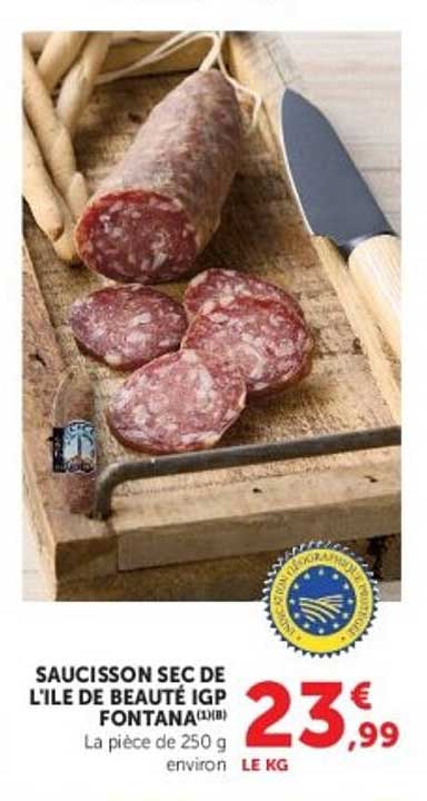 SAUCISSON SEC DE L'ILE DE BEAUTE IGP FONTANA(1)(8)