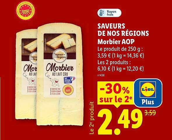 SAVEURS DE NOS RÉGIONS Morbier AOP