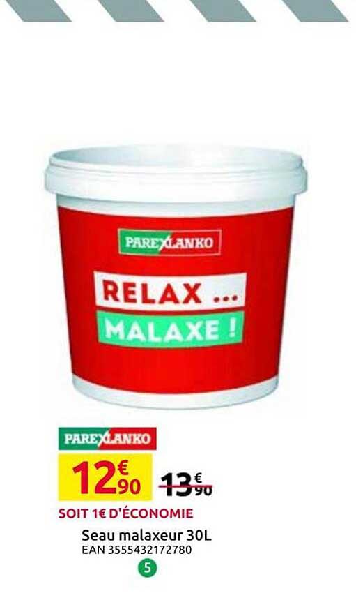 Seau malaxeur 30L