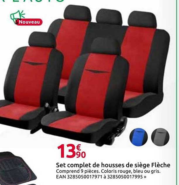 Set complet de housses de siège flèche