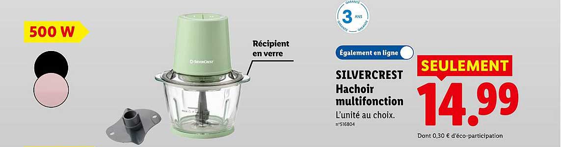 SILVERCREST Hachoir multifonction