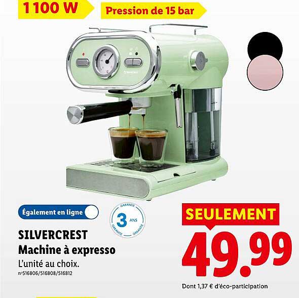 SILVERCREST Machine à expresso