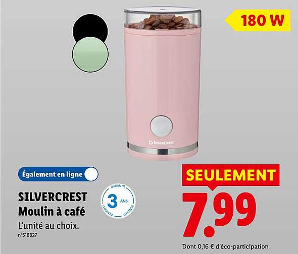 SILVERCREST Moulin à café