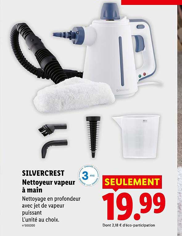 SILVERCREST Nettoyeur vapeur à main