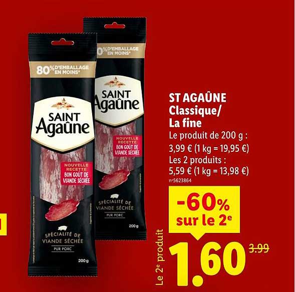 ST AGAÛNE Classique/ La fine