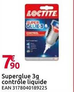 Superglue 3g contrôle liquide