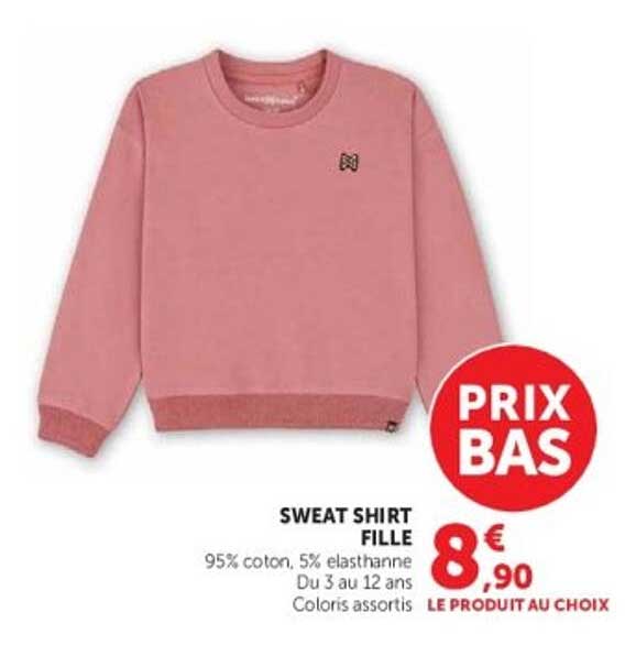 SWEAT SHIRT FILLE
