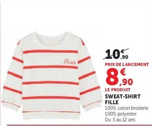 SWEAT-SHIRT FILLE