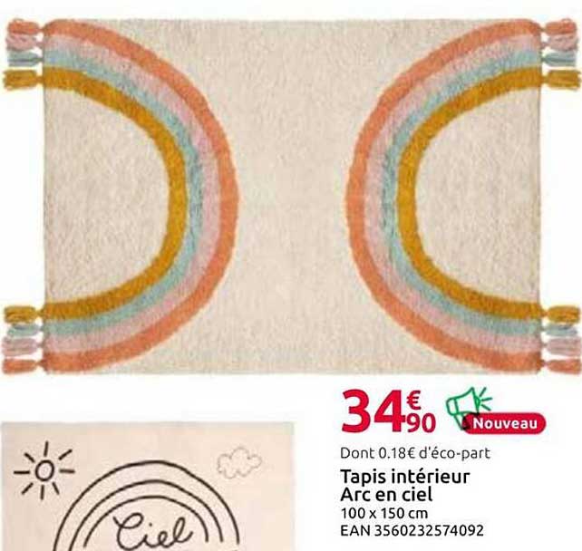 Tapis intérieur Arc en ciel