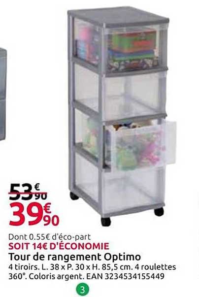 Tour de rangement Optimo