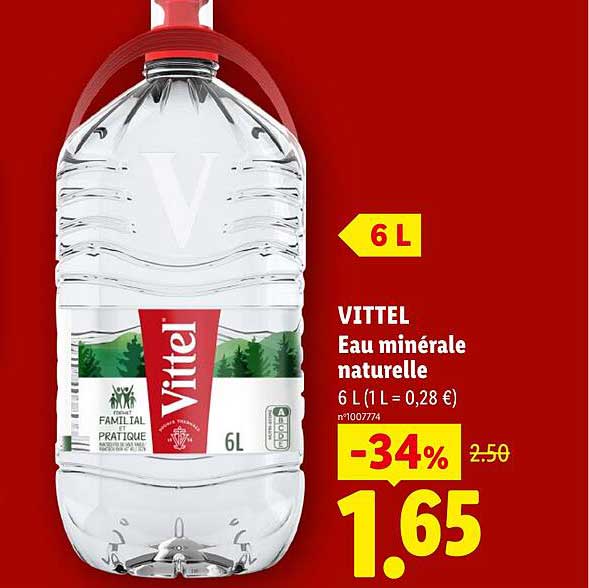 VITTEL Eau minérale naturelle