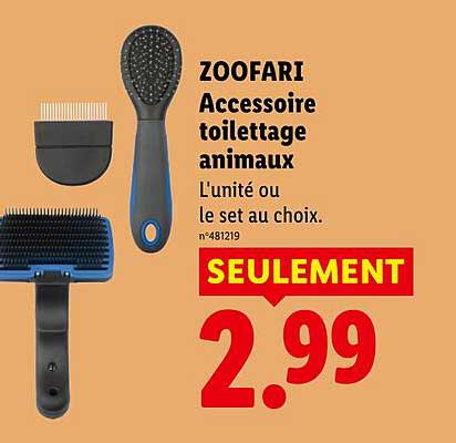 ZOOFARI Accessoire toilette animaux
