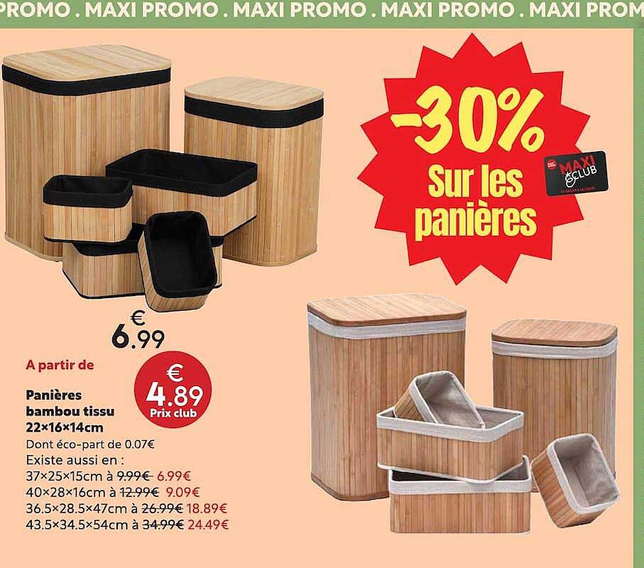 -30% Sur les panières