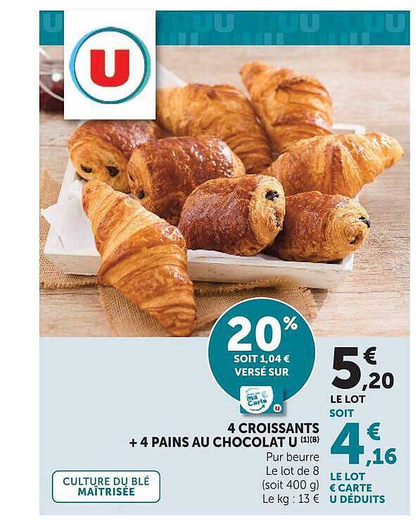 4 CROISSANTS + 4 PAINS AU CHOCOLAT U (1)