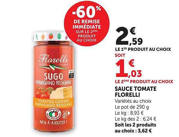-60% DE REMISE IMMÉDIATE SUR LE 2ÈME PRODUIT AU CHOIX