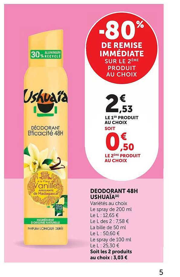 -80% DE REMISE IMMÉDIATE SUR LE 2ÈME PRODUIT AU CHOIX