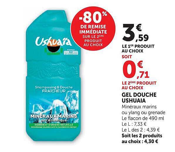 -80% DE REMISE IMMÉDIATE SUR LE 2ÈME PRODUIT AU CHOIX