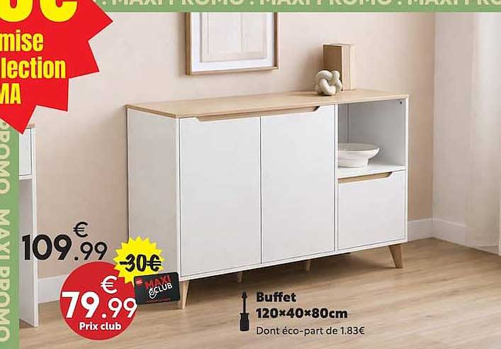 Buffet 120×40×80cm