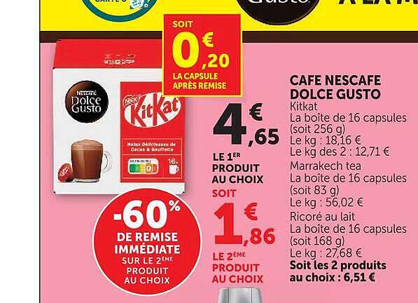 CAFÉ NESCAFÉ DOLCE GUSTO
