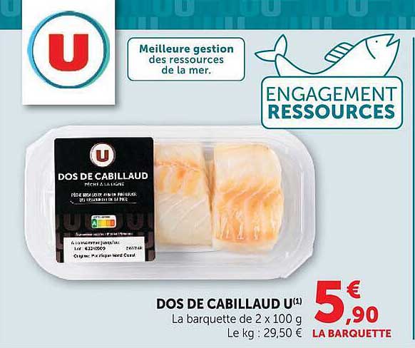DOS DE CABILLAUD U