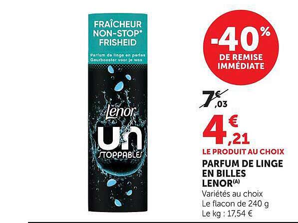 PARFUM DE LINGE EN BILLES LENOR(A)