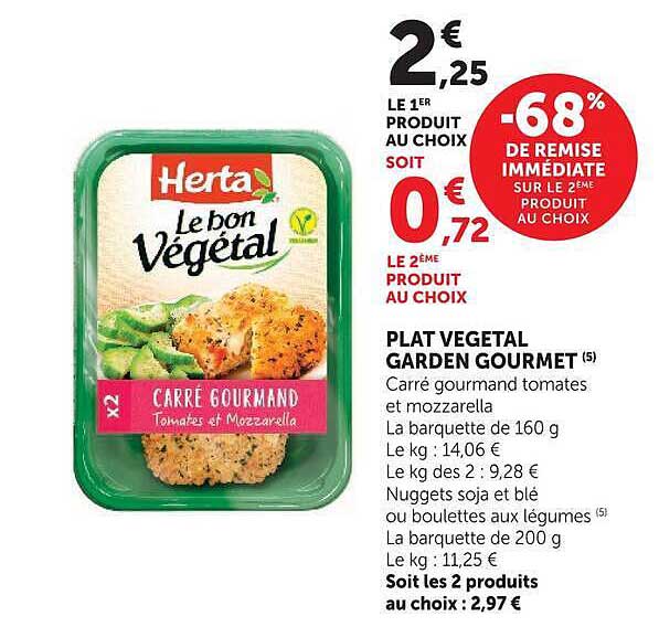 PLAT VEGETAL GARDEN GOURMET