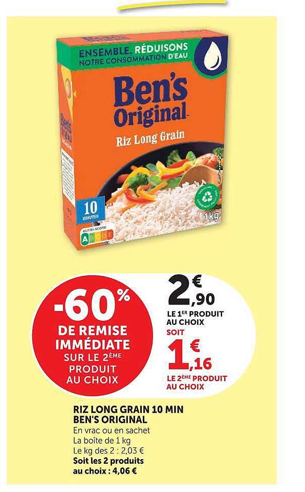 RIZ LONG GRAIN 10 MIN BEN’S ORIGINAL