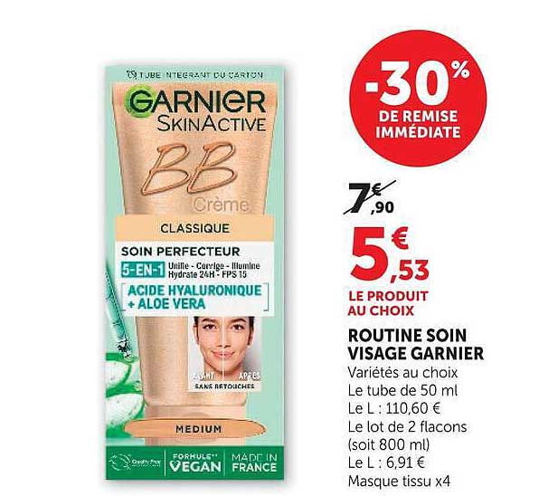 ROUTINE SOIN VISAGE GARNIER
