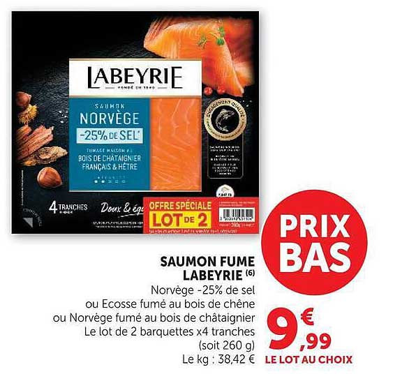 SAUMON FUME LEBEYRIE