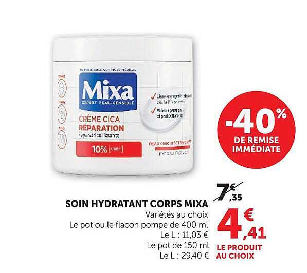 SOIN HYDRATANT CORPS MIXA