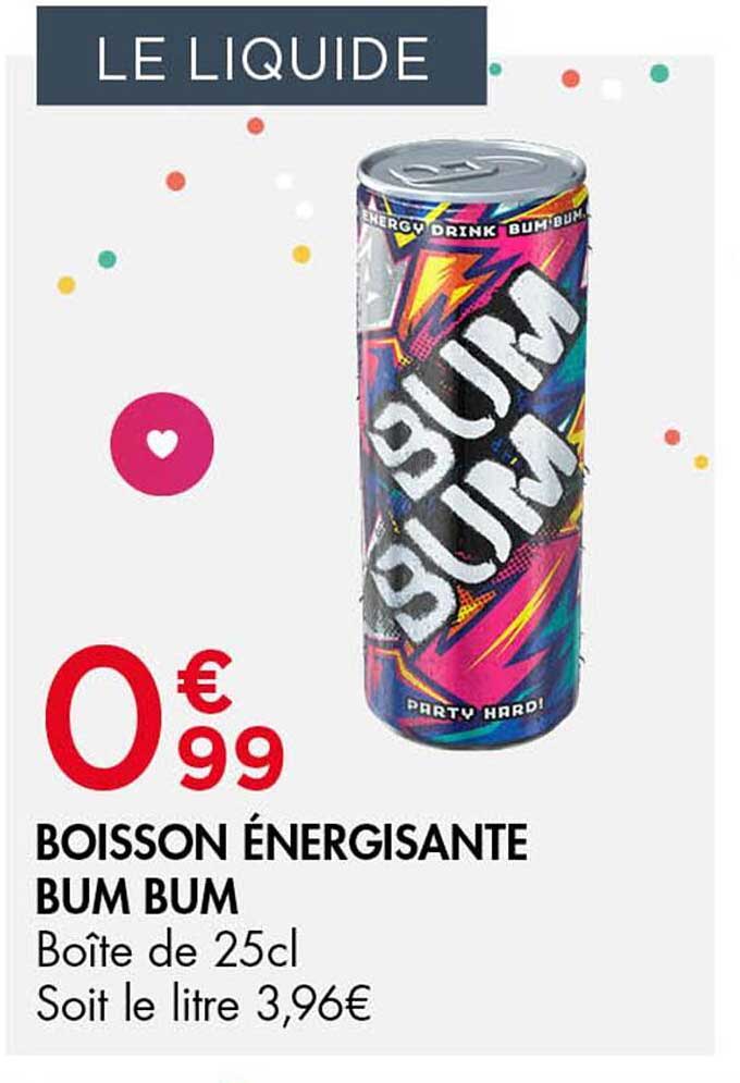 BOISSON ÉNERGISANTE BUM BUM