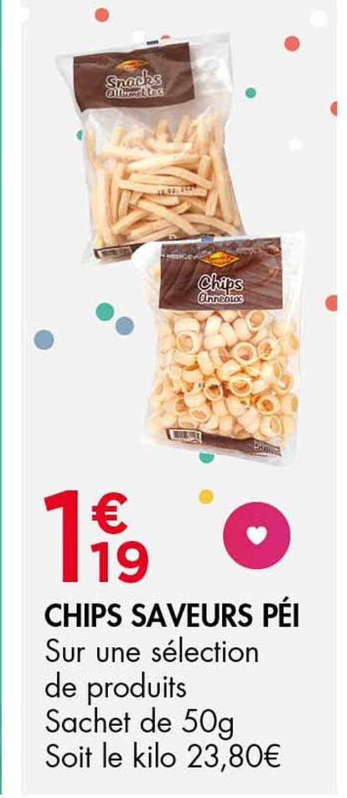 CHIPS SAVEURS PÉI