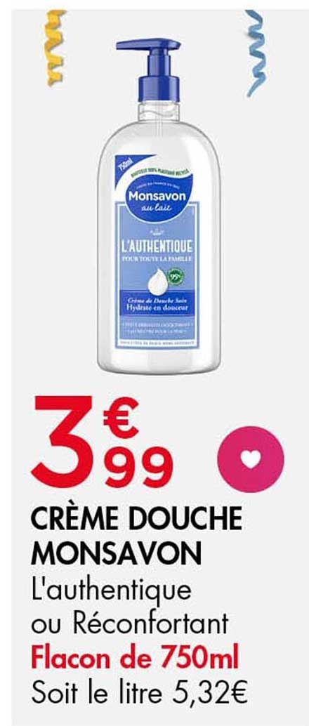CRÈME DOUCHE MONSAVON