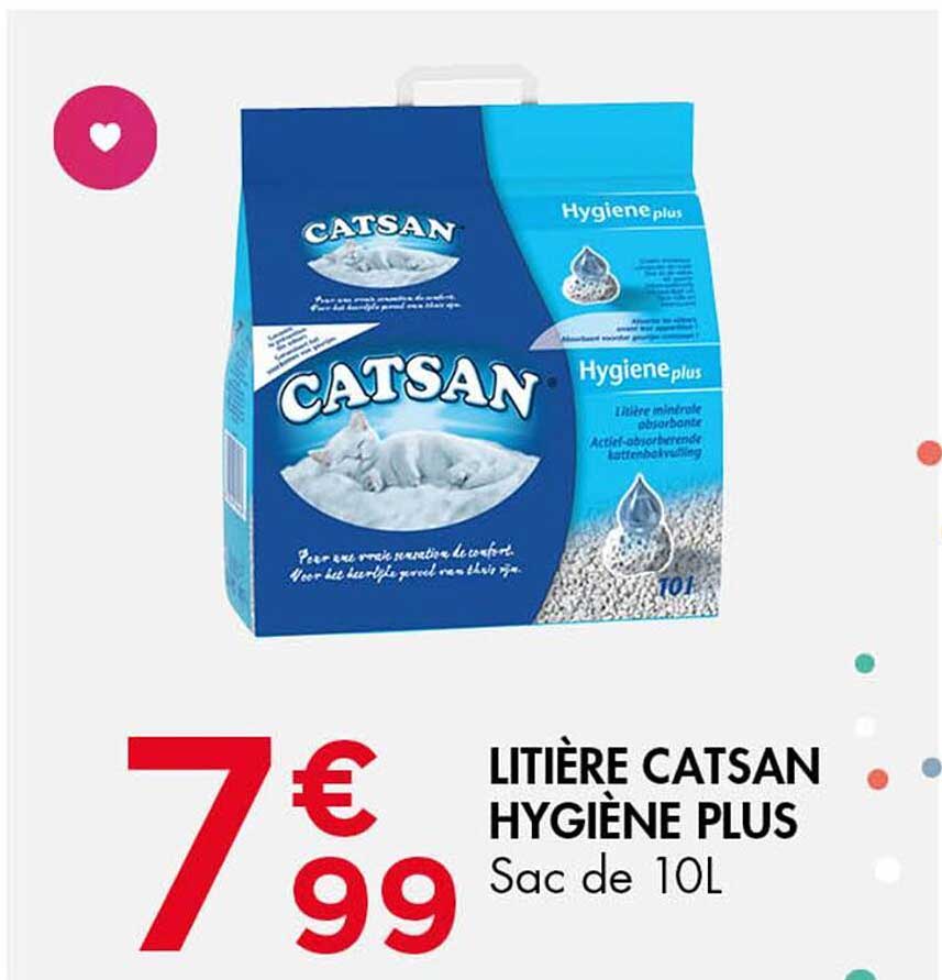 Litière Catsan Hygiène plus