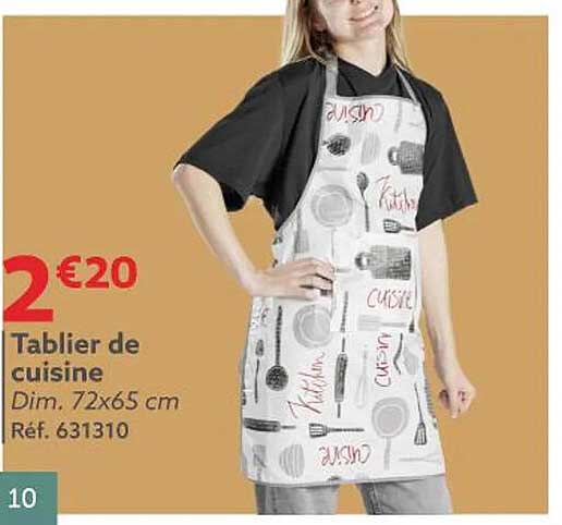 Tablier de cuisine