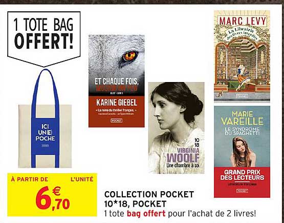 1 TOTE BAG OFFERT!