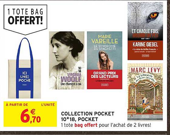 1 TOTE BAG OFFERT!