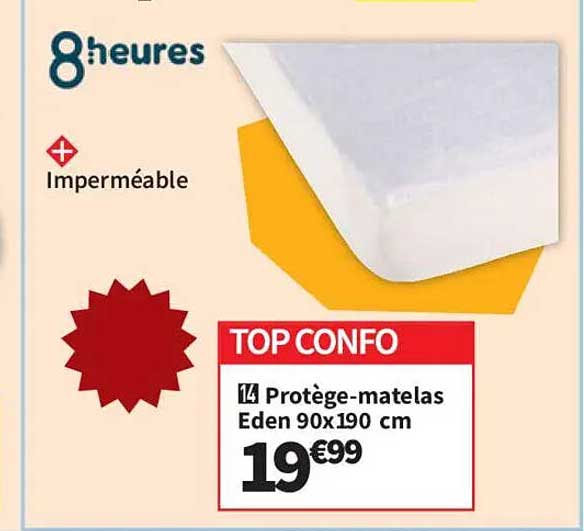 14 Protège-matelas Eden 90x190 cm