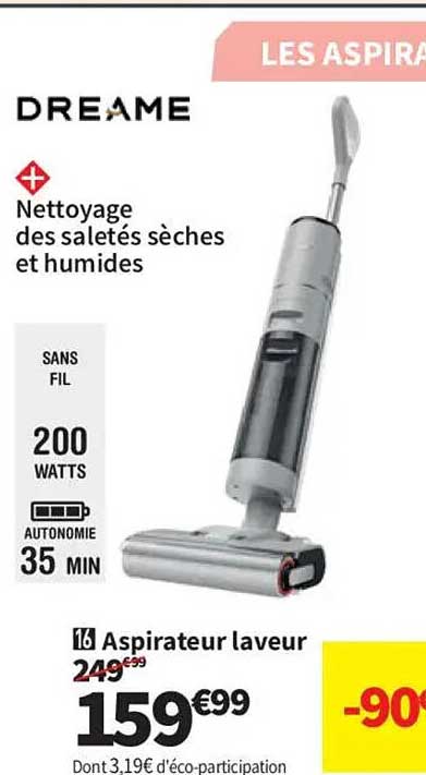 16 Aspirateur laveur