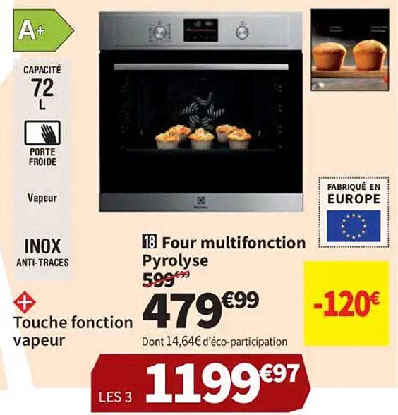 18 Four multifonction Pyrolyse