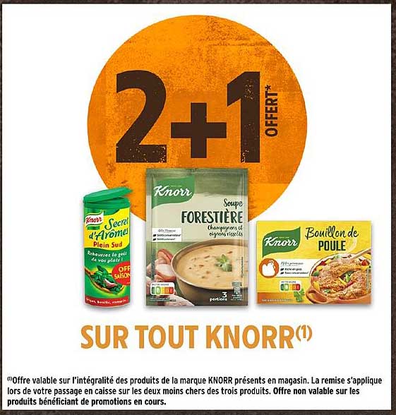 2+1 OFFERT* SUR TOUT KNORR(1)