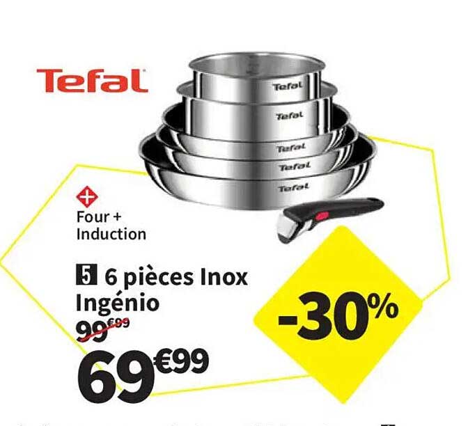 6 pièces Inox Ingénio