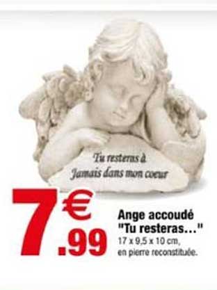 Ange accoudé "Tu resteras..."