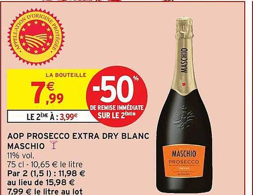 AOP PROSECCO EXTRA DRY BLANC MASCHIO