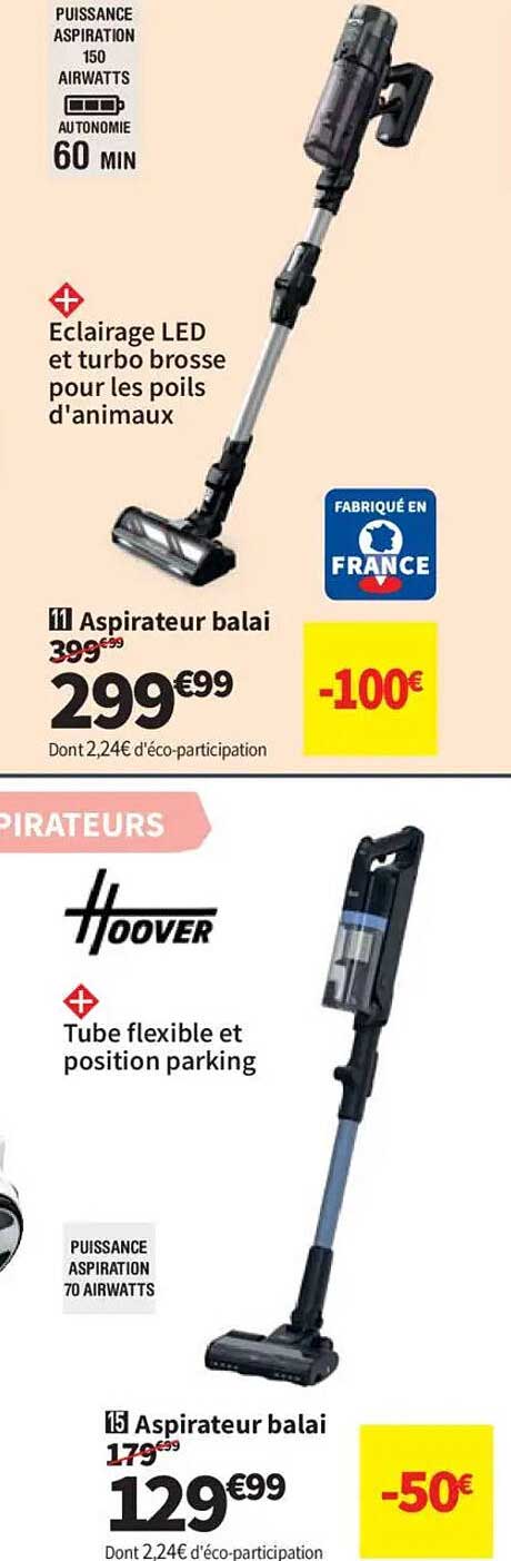 Aspirateur balai