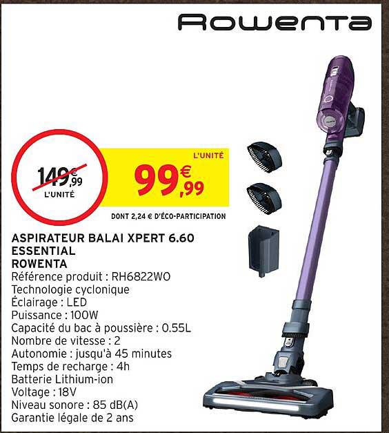 ASPIRATEUR BALAi XPERT 6.60 ESSENTIAL ROWENTA